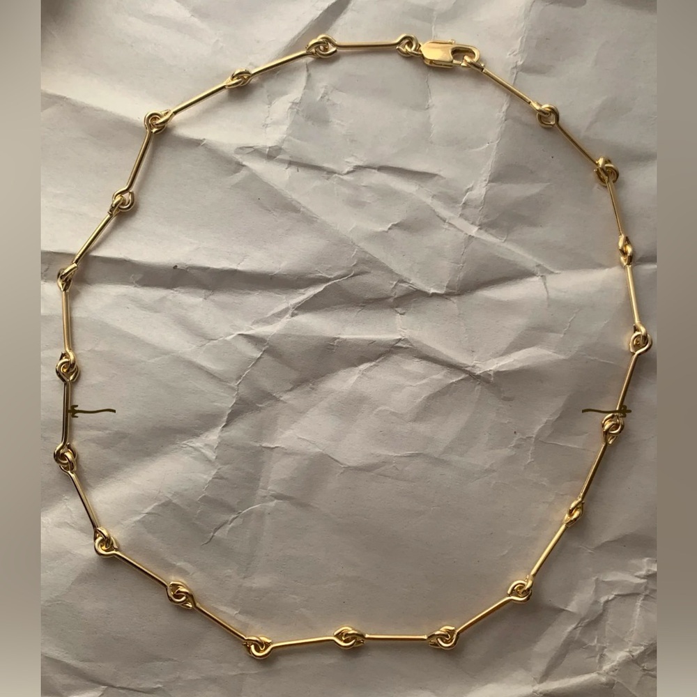 Laura Lombardi Treccia Necklace - 14K gold plated brass